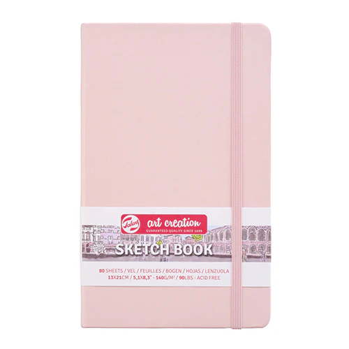 Talens Art Creation Hard Cover 5.1 x 8.3" Sketchbook in Various Colors - Image 7