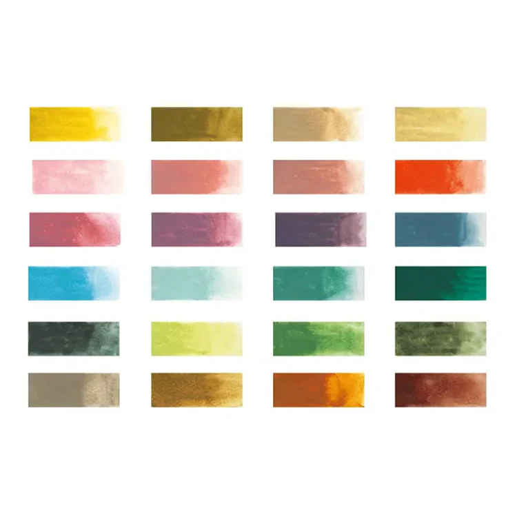 Kuretake Gansai Tambi 24 Color Set, "Art Nouveau" Set Ⅱ - Image 4
