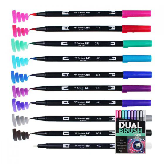 Tombow Dual Brush Pen Sets - Image 9