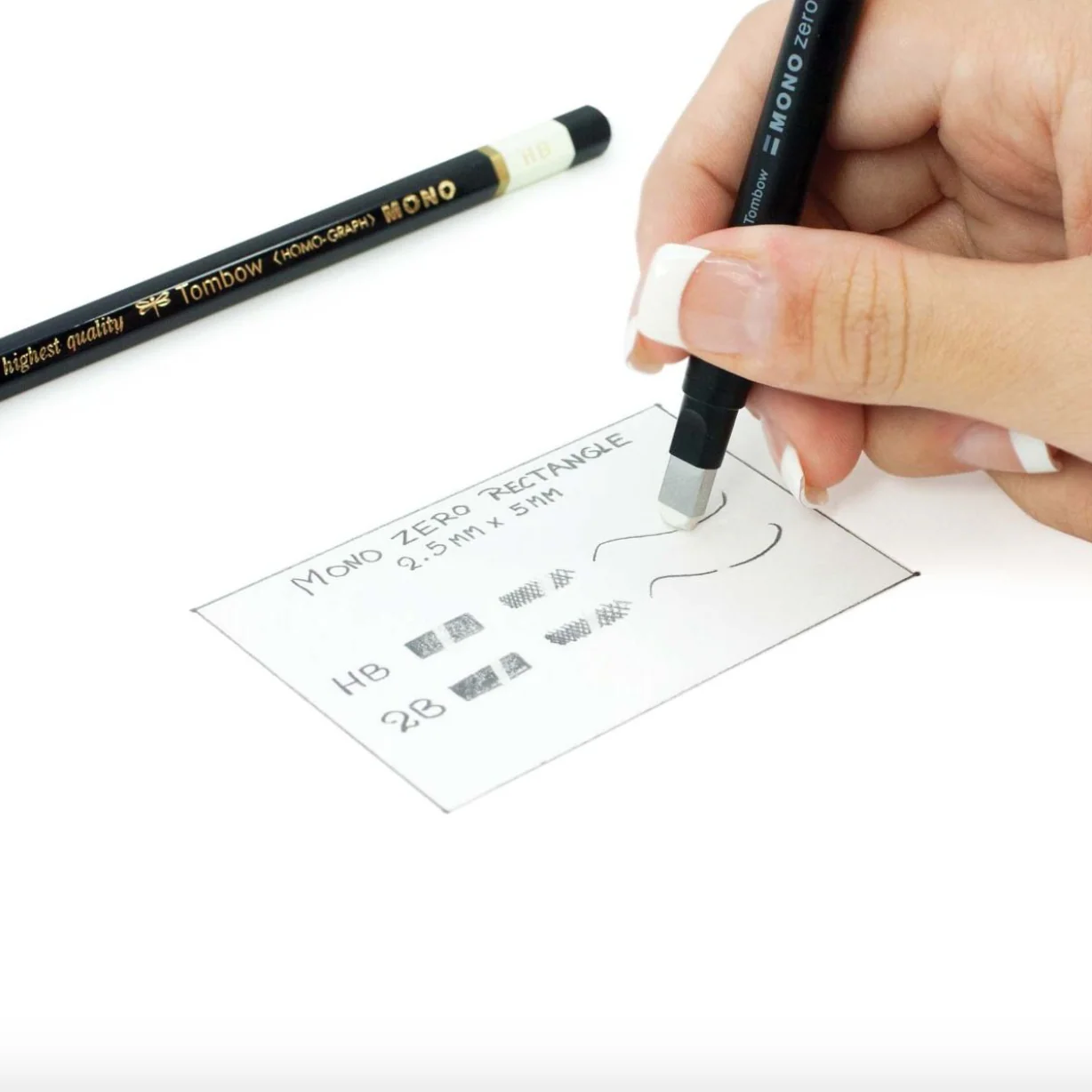 Tombow MONO Zero Eraser, Rectangle - Image 3