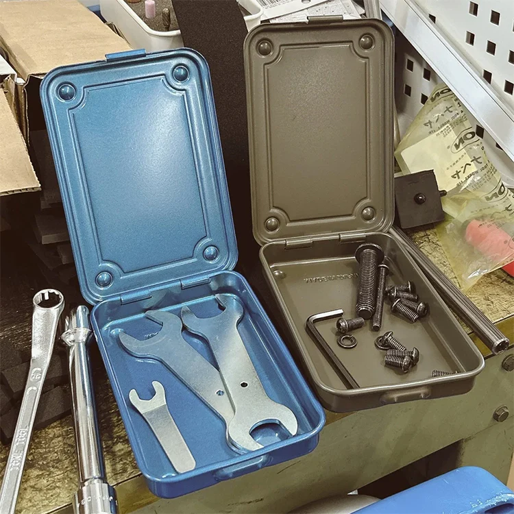 Toyo Steel T-152 "Slim" Stackable Storage Box, Various Colors - Image 6