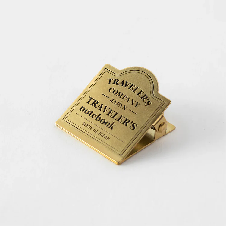 TRAVELER's Brass Clip with TRC Logo