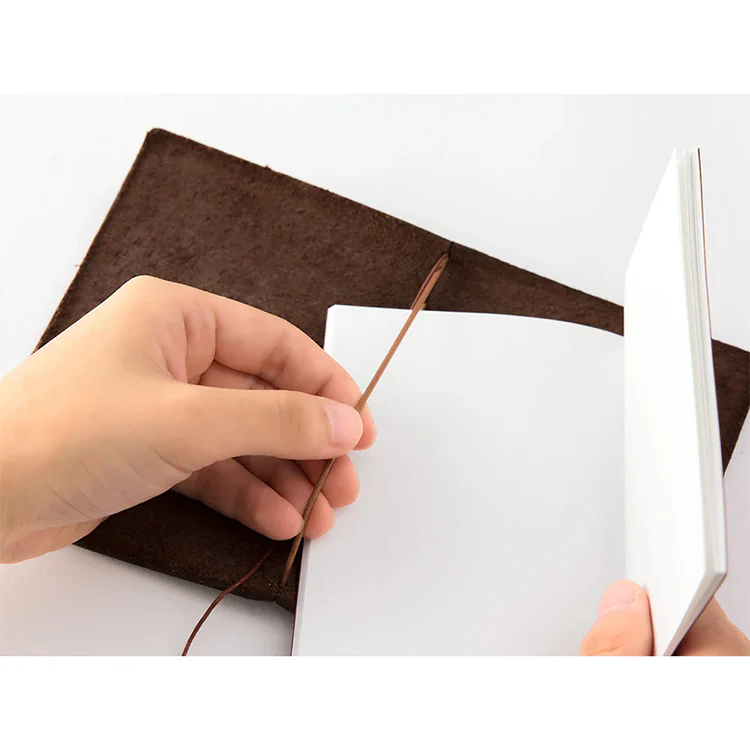 TRAVELER'S Notebook Passport Size Brown Cover - Image 5