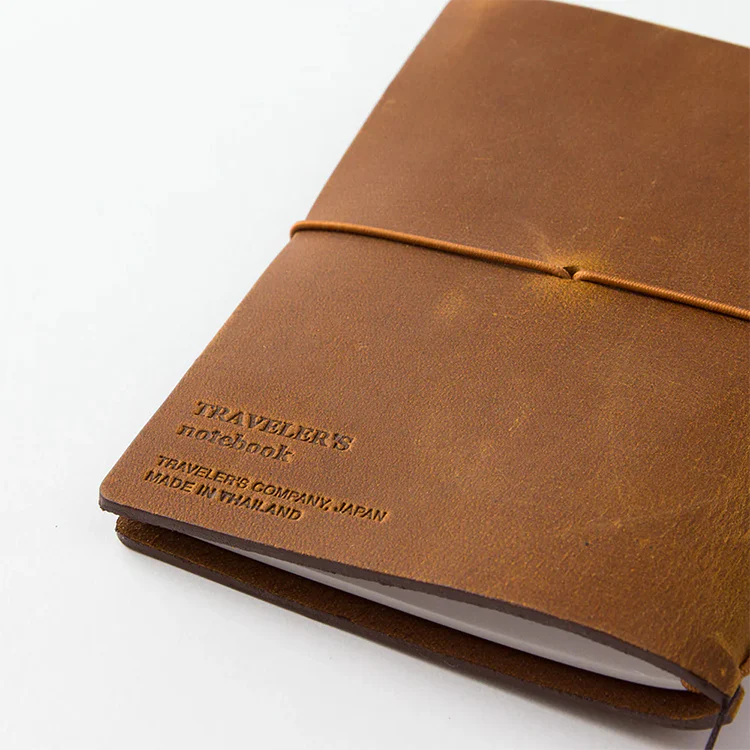 TRAVELER'S Notebook Passport Size Camel Cover - Image 7