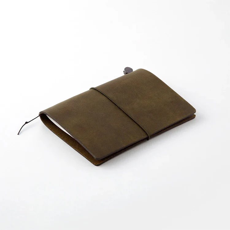 TRAVELER'S Notebook Passport Size Olive Cover - Image 4