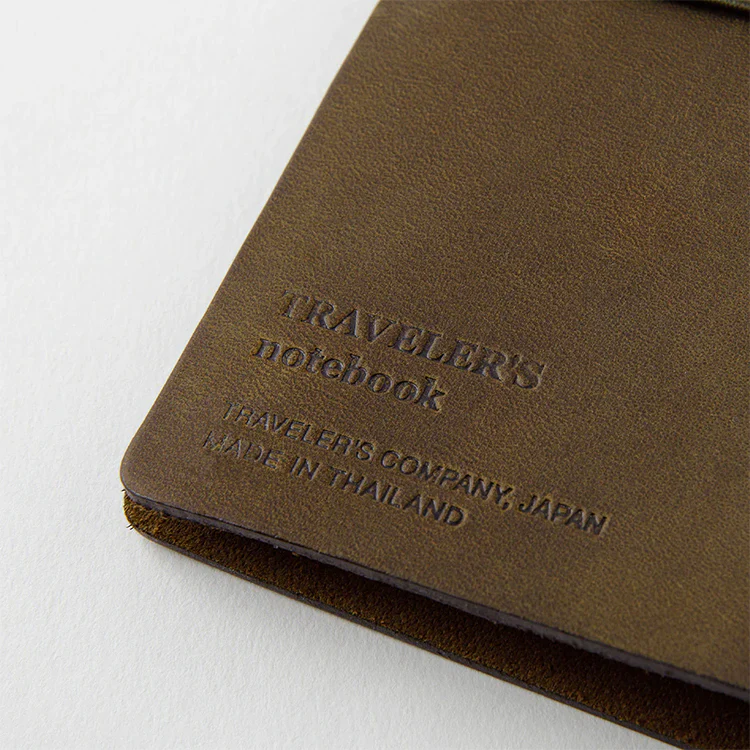 TRAVELER'S Notebook Passport Size Olive Cover - Image 5