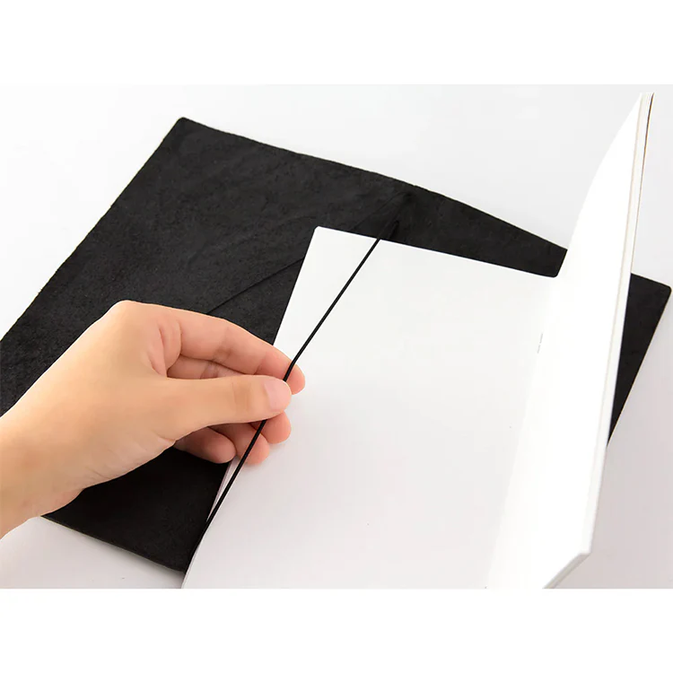 TRAVELER's Notebook Regular Size Black Cover - Image 5