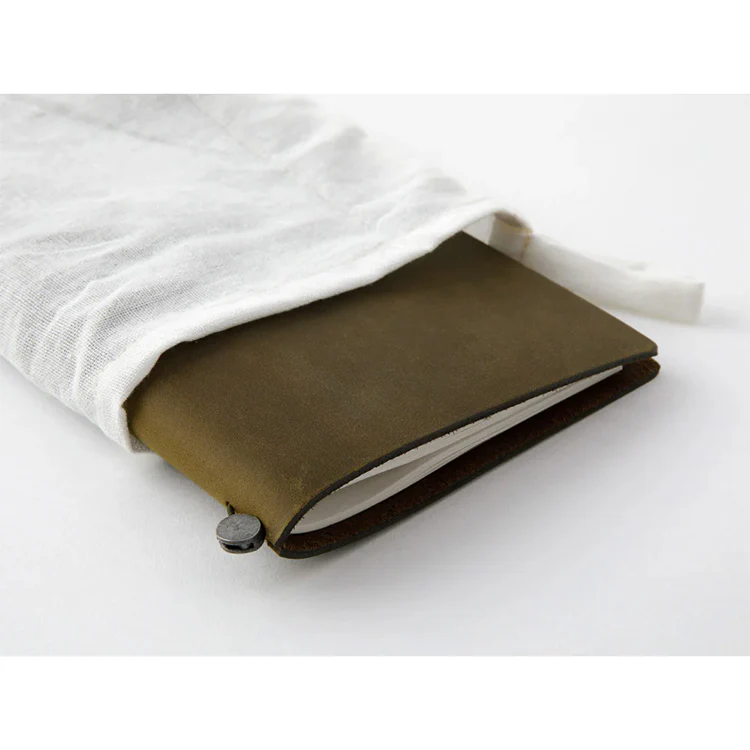 TRAVELER's Notebook Regular Size Olive Cover - Image 3