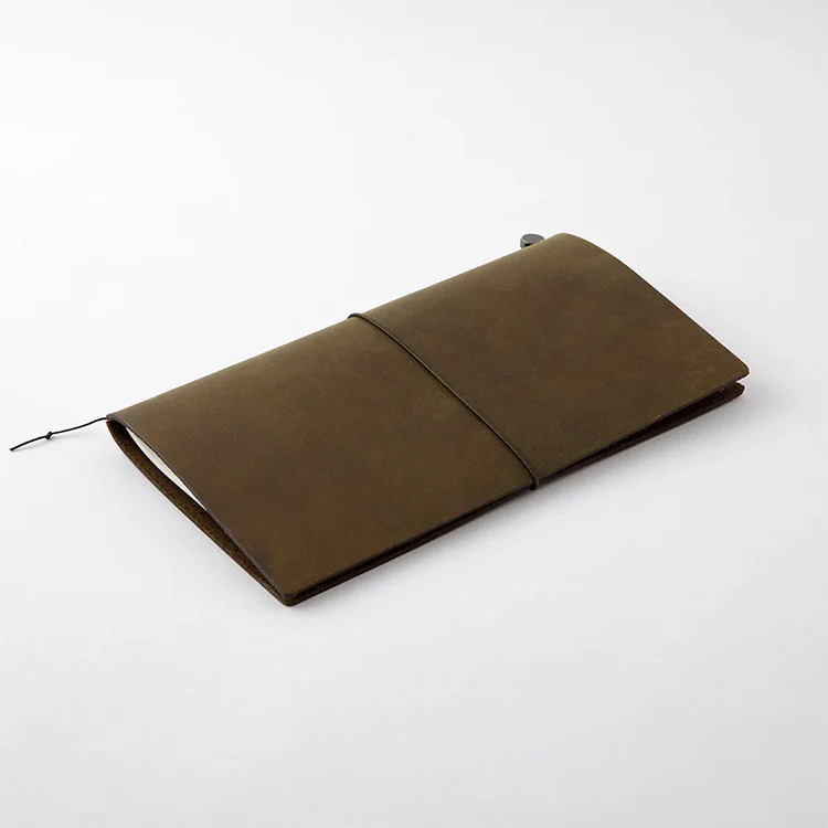 TRAVELER's Notebook Regular Size Olive Cover - Image 4