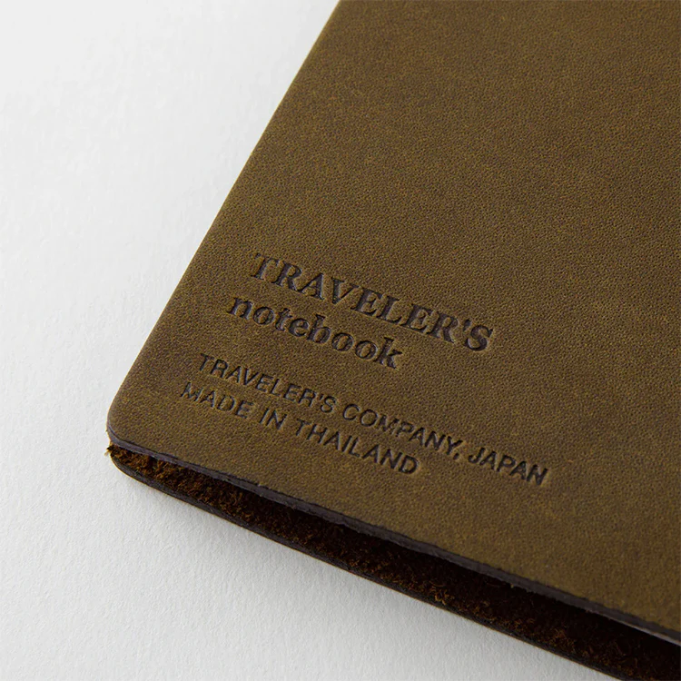 TRAVELER's Notebook Regular Size Olive Cover - Image 5