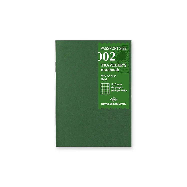TRAVELER's Passport Size Refill Grid