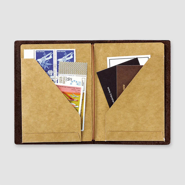 TRAVELER's Passport Size Refill Kraft Folder - Image 3