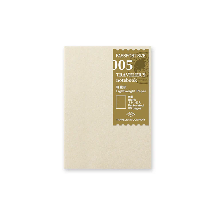 TRAVELER's Passport Size Refill Lightweight Paper