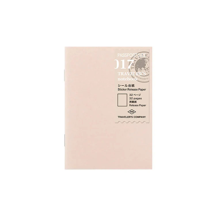TRAVELER's Passport Size Refill Sticker Release