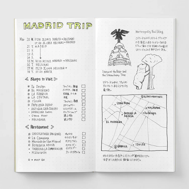 TRAVELER's Regular Size Refill Dot Grid - Image 4
