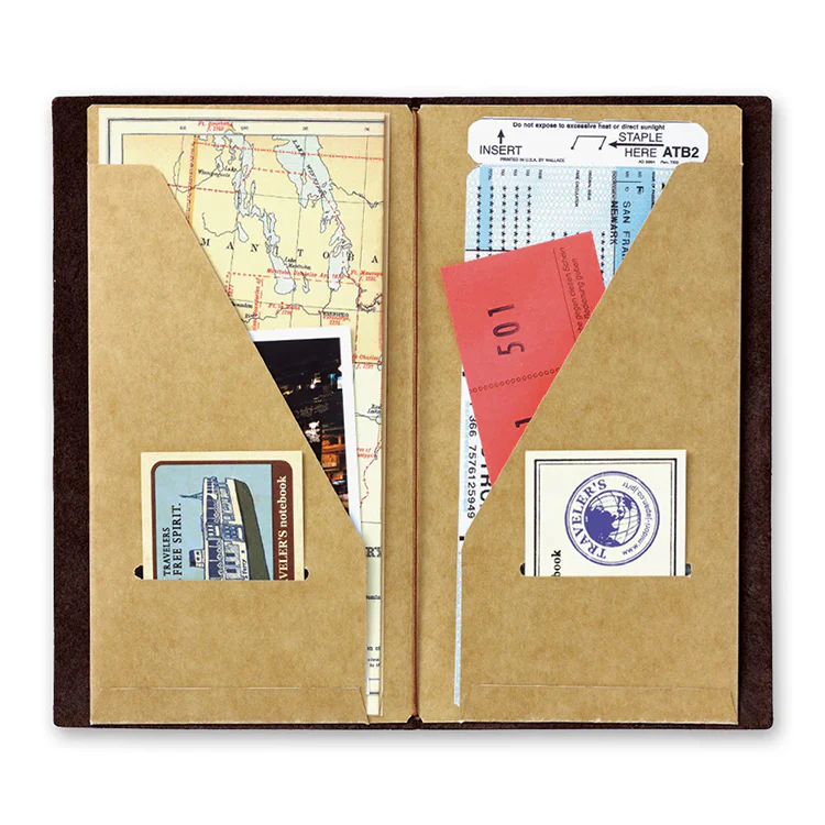 TRAVELER's Regular Size Refill Kraft Paper Folder - Image 3