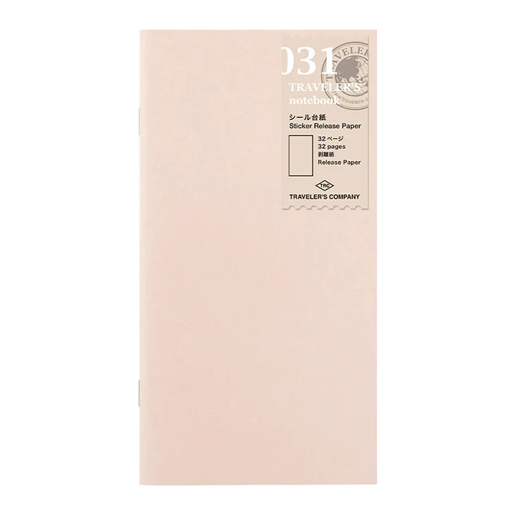 TRAVELER's Regular Size Sticker Release Paper