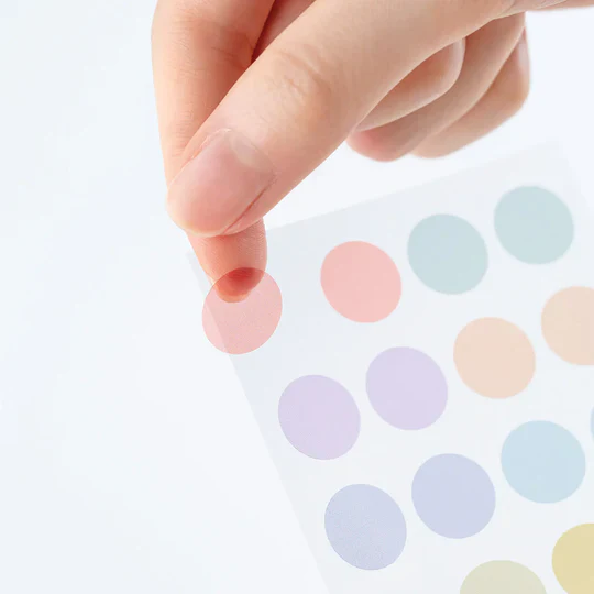 TSUKI no IRO: Dot Stickers 3 Sizes - Image 7