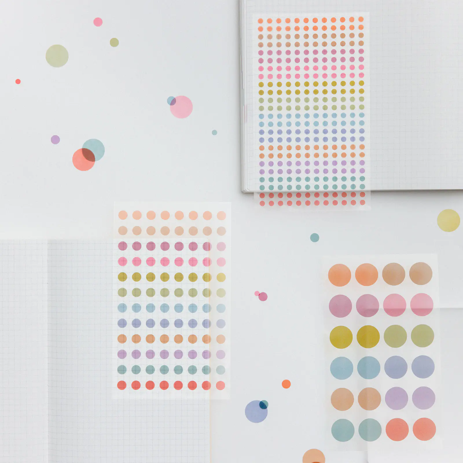 TSUKI no IRO: Dot Stickers 3 Sizes - Image 8
