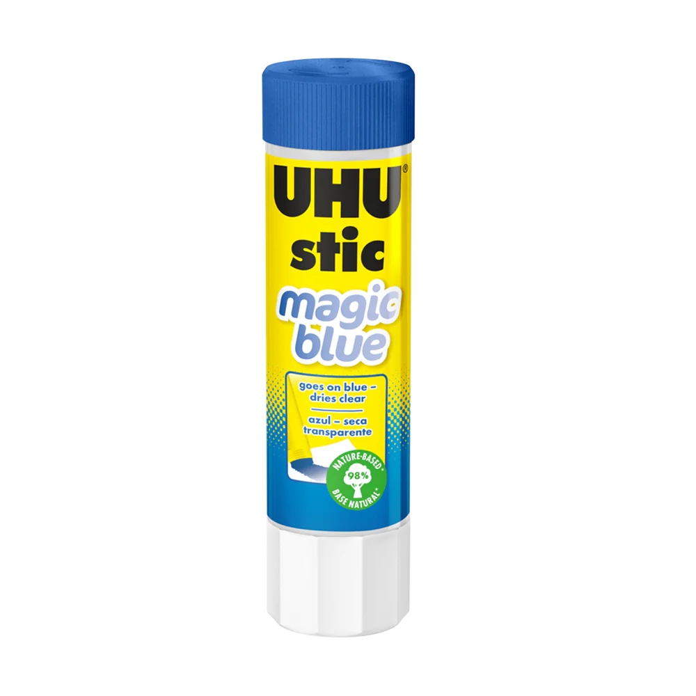 Uhu Stic Magic Blue Glue Stick in 3 sizes - Image 3
