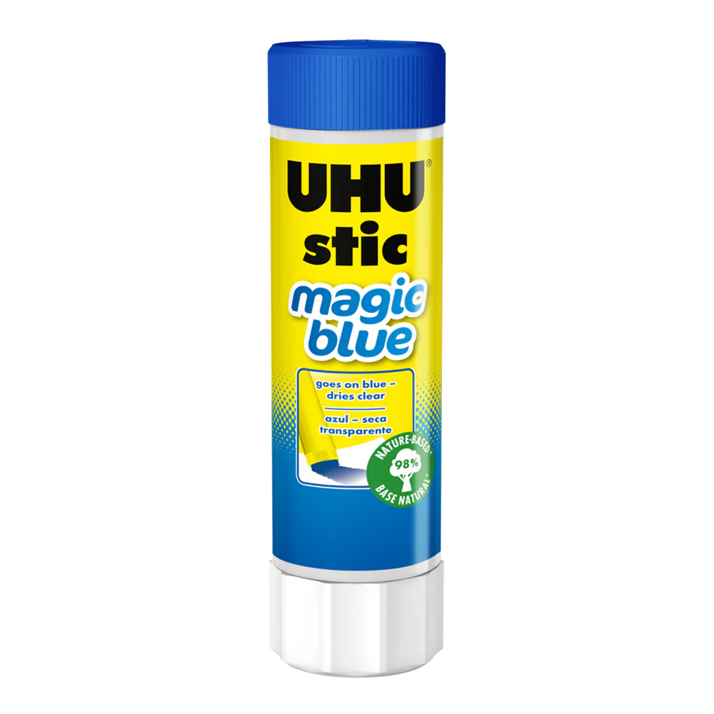 Uhu Stic Magic Blue Glue Stick in 3 sizes - Image 4