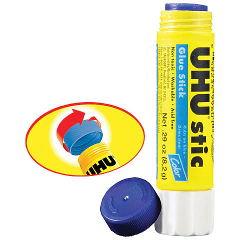 Uhu Stic Magic Blue Glue Stick in 3 sizes - Image 5
