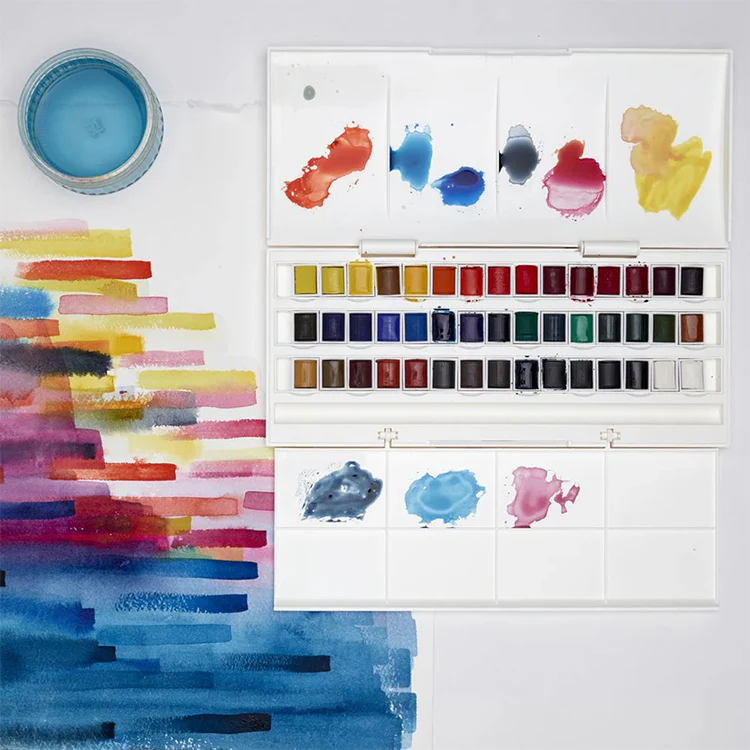 Winsor & Newton Cotman 46 Piece Half-Pan Set - Image 4