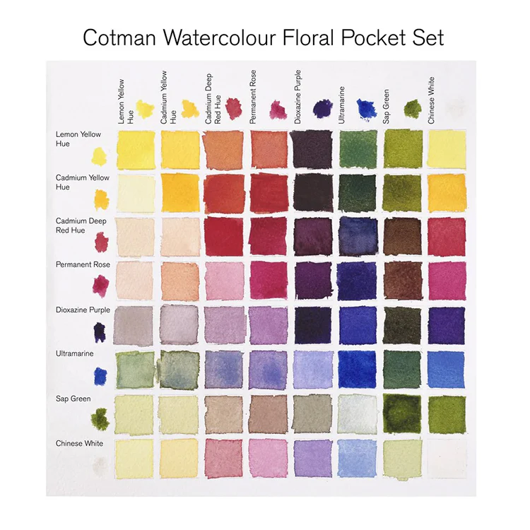Winsor & Newton Cotman Floral Pocket Set - Image 6