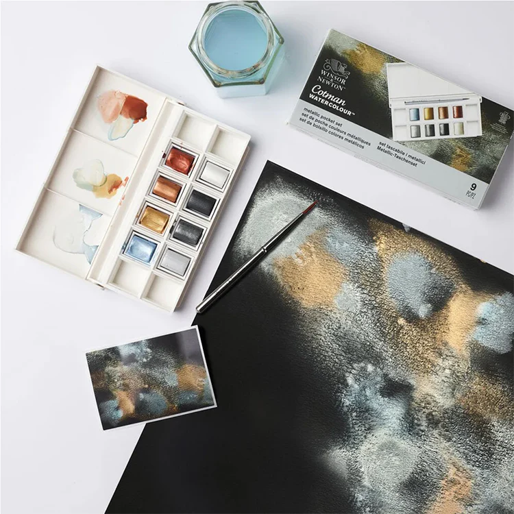 Winsor & Newton Cotman Metallic Pocket Set - Image 4