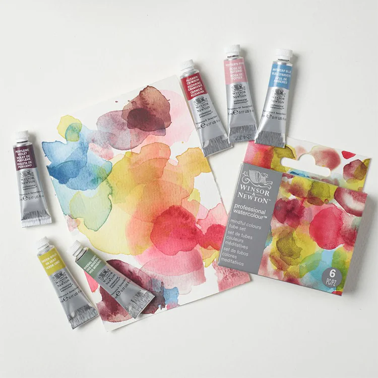 Winsor & Newton Watercolor Mindful Set, 6 x 5ml Tubes - Image 3