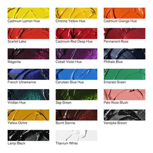 Winsor & Newton Winton Oil Paint Set 20 Colors - Image 3