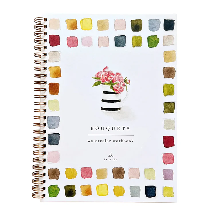 Emily Lex Watercolor Workbooks, Bouquets