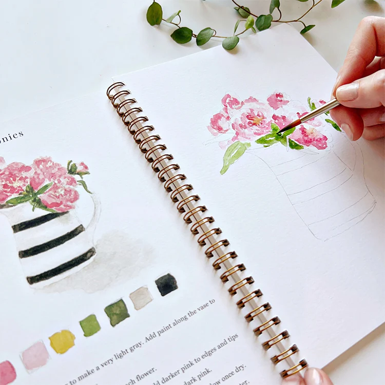 Emily Lex Watercolor Workbooks, Bouquets - Image 4
