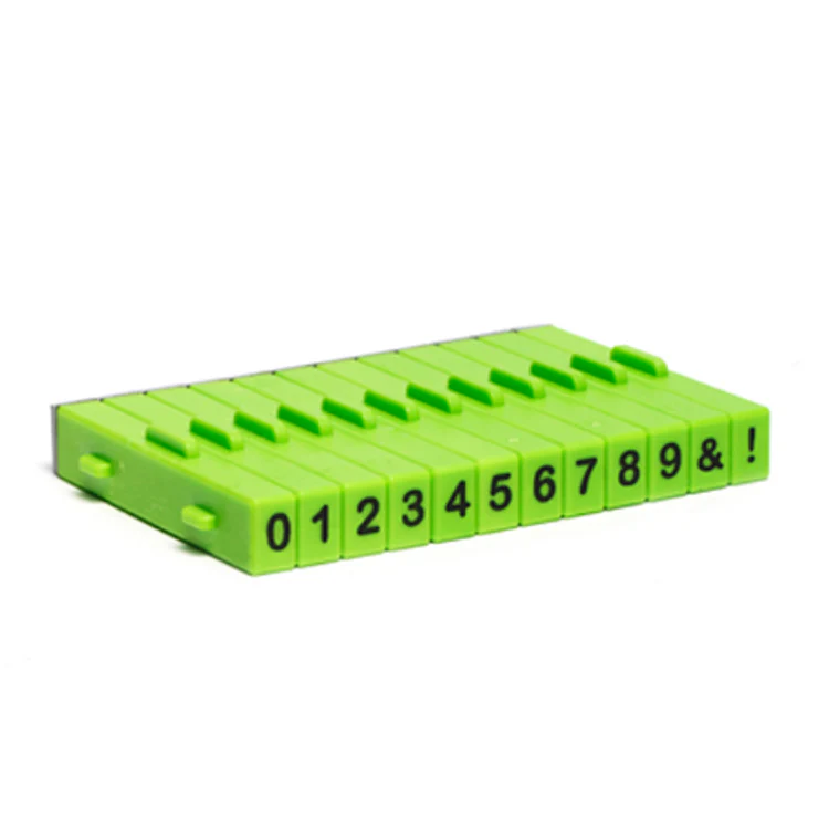 Xiem Attachable Numbers Stamp Set 12pc